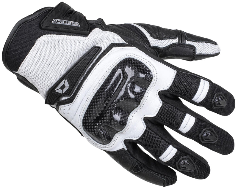 Cortech Sonic-Flo Gloves Black/White Black