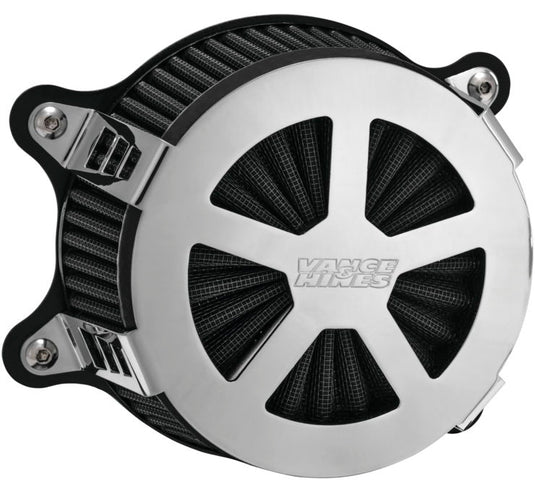 Vance & Hines 71466 VO2 Radiant V Air Intake - Chrome