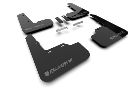 Rally Armor MF92-UR-BLK/DGRY-X RAL UR Blk Flap/Dark Grey Logo