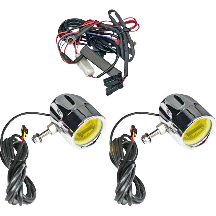 Custom Dynamics PB-FOG-UNV-YC Probeam LED Halo Fog Lights - Chrome