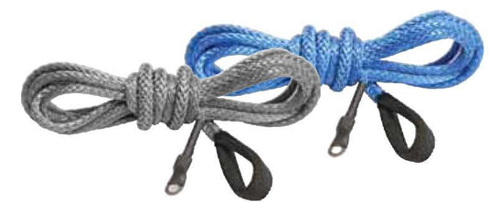 Kfi Products SYN23-B38 Synthetic Winch Line - 15/64in x 38ft - Blue
