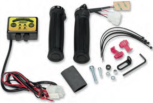 Moose Utility 215072 ATV Clamp-On Quad Zone Heated Grips