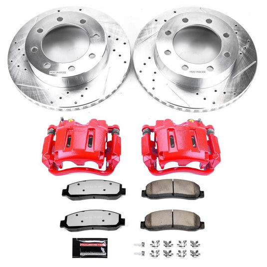 Powerstop KC1781-36 PSB Red Calipers