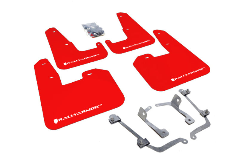 Load image into Gallery viewer, Rally Armor MF15-UR-RD/WH RAL UR Red Flap/Wht Logo
