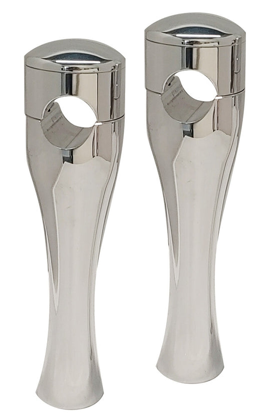Accutronix HRH1354-C 4in. Hourglass Riser 1in. Bar - Chrome