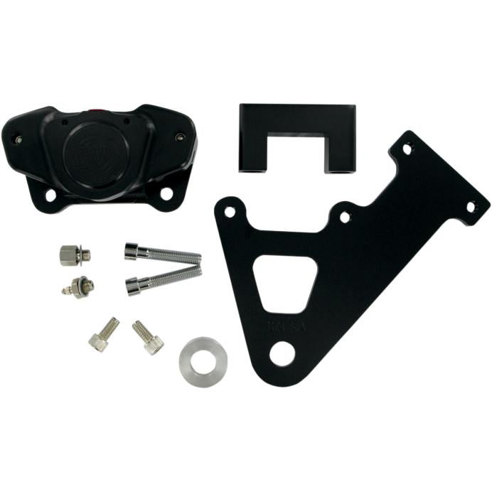 GMA Engineering GMA-103SASB 2-Piston Custom Rear Brake A-Caliper Kit - Smooth Black