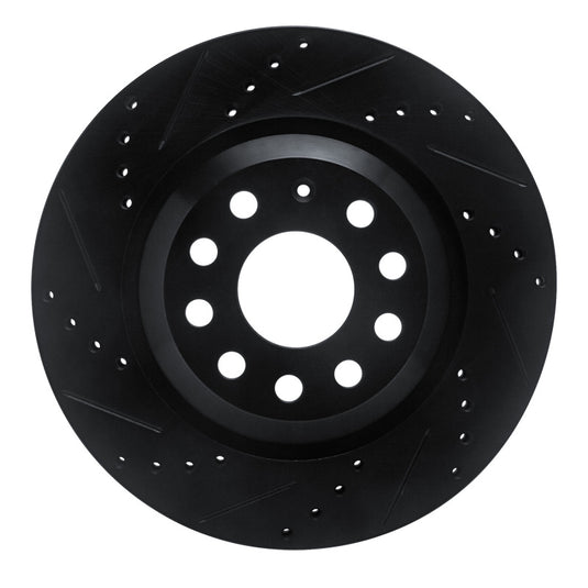 R1 Concepts 633-74030L RNC Brake Rotor - Drill & Slot