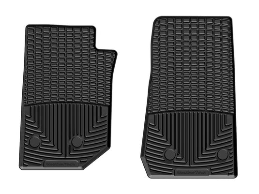 Weathertech W321 WT Rubber Mats - Front - Blk