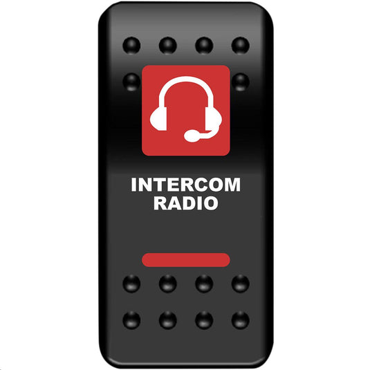 Moose Utility COM-PWR-R Intercom Rocker Switch - Red