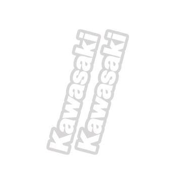 Factory Effex 09-44112 Generic Fork and Swingarm Stickers - Kawasaki - White