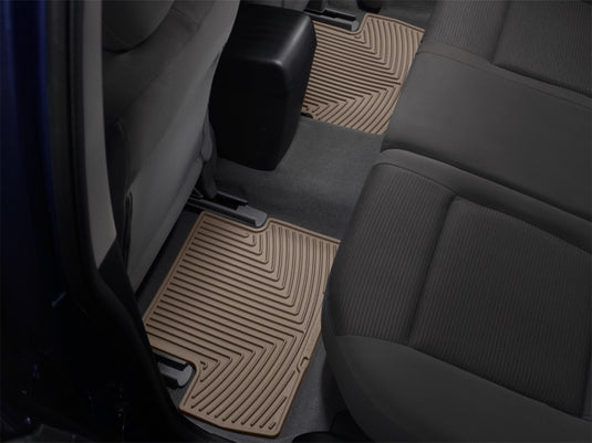 Weathertech W48TN-W159TN WT Rubber Mats - Rear - Tan
