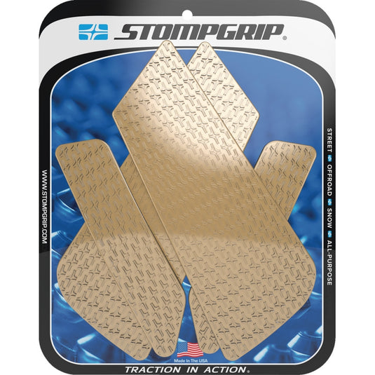 Stompgrip 55-14-0174C Icon Profile Traction Tank Grip - Street - Clear