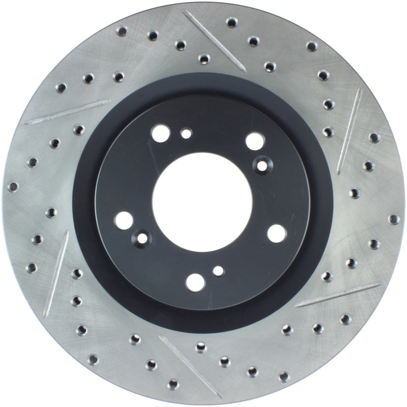 Load image into Gallery viewer, Stoptech 127.40048L ST Slot &amp; Drill Brake Rotors
