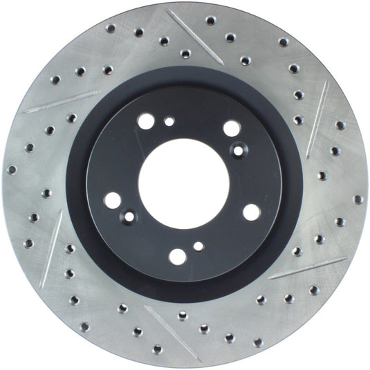 Stoptech 127.40048L ST Slot & Drill Brake Rotors