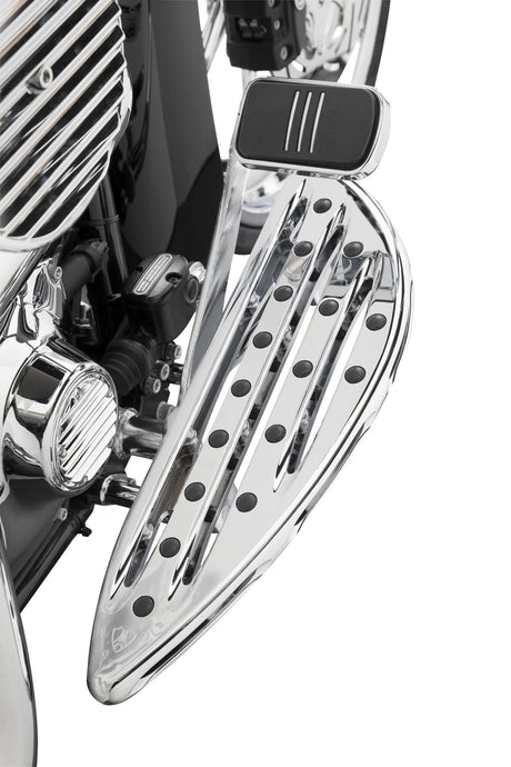 Arlen Ness 410-004 Deep-Cut Driver Floorboard - Chrome