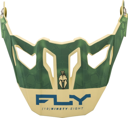 Fly Racing Visor for Trekker Kryptek Conceal Helmet - Matte Tan/Sage/Black