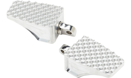 La Choppers LA-P100-00 Billet County Footpegs - Raw