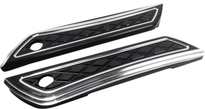 Eddie Trotta Designs TC-983B Saddlebag Hinge Covers - Black