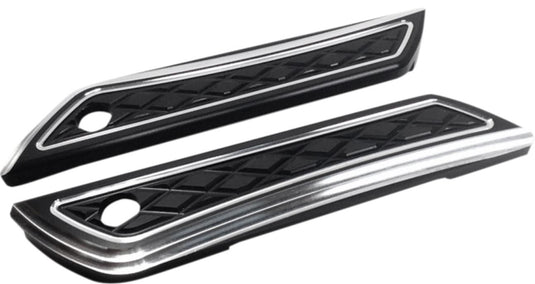Eddie Trotta Designs TC-983B Saddlebag Hinge Covers - Black