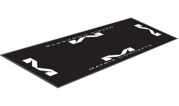 Matrix Concepts Llc M80-100 Carpeted Work Mat - Black - 4ft.x8ft.