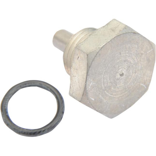 Eastern Motorcycle Parts A-60348-65B Magnetic Drain Plug -1/2in.-20 Magnetic Hex Head