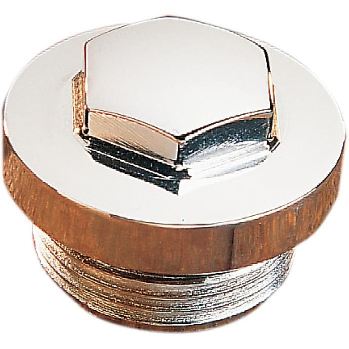 Colony 7809-2 Primary Filler Cap and Clutch Adjusting Hole Cap - Hex - Chrome