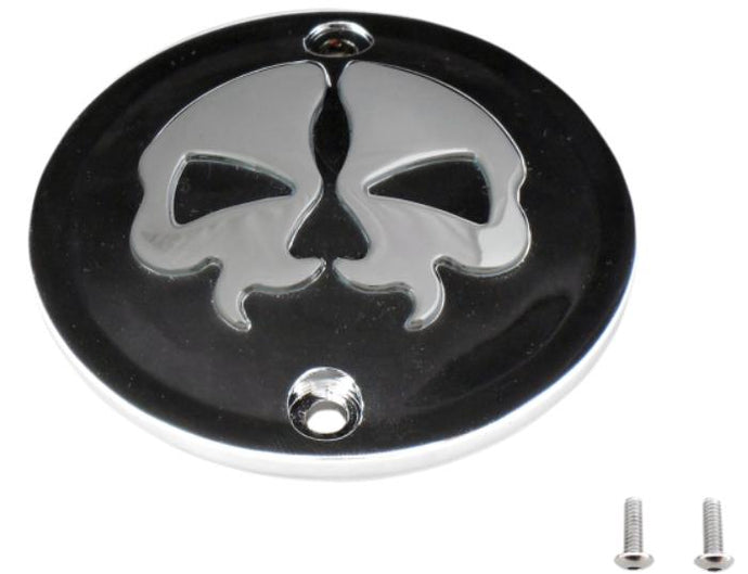 Drag Specialties 0940-1617 Split Skull Points Cover - Black