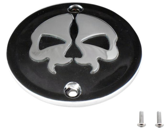 Drag Specialties 0940-1617 Split Skull Points Cover - Black