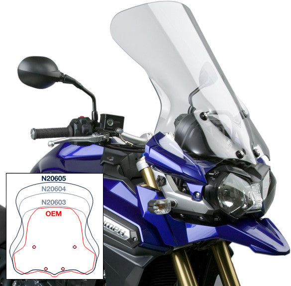 National Cycle VStream Windshield - 24in./Clear Clear