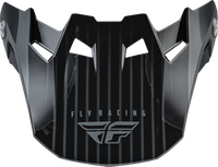 Fly Racing Visor for Formula Helmets - XL/2XL - Prime Gray/Carbon