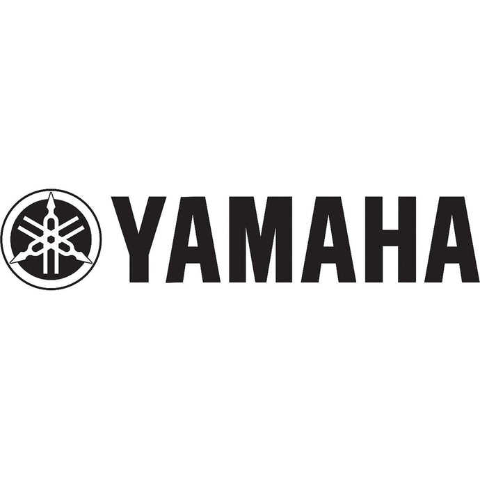Factory Effex 12-94214 Die Cut Sticker - 1ft. Logo - Yamaha - Black