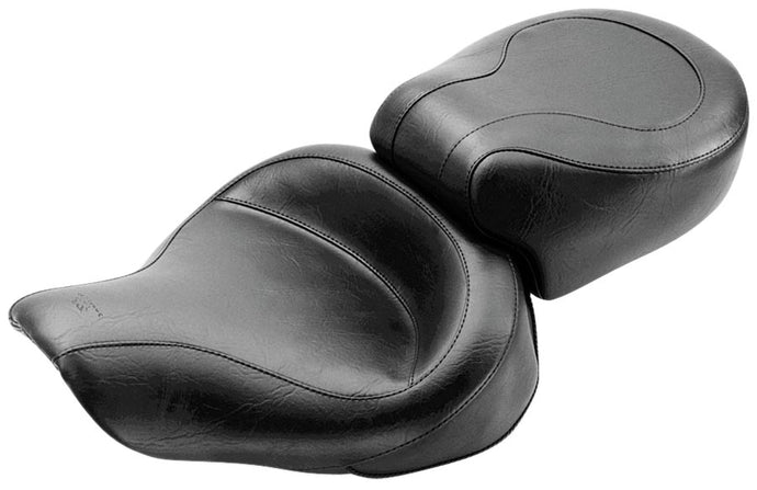 Mustang 75535 Wide Super Touring One-Piece Vintage Seat - No Studs