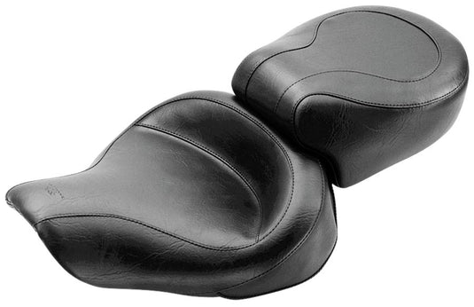 Mustang 75111 Wide Super Touring One-Piece Vintage Seat - No Studs