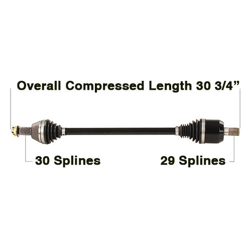 Tytaneum HON-6052HD Heavy Duty CV Axle