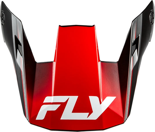 Fly Racing Visor for Rayce Repeat Youth Helmets - Black/Red - Sm-Lg