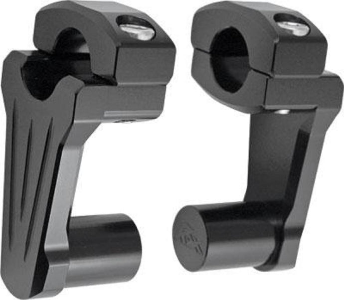 Rox Speed Fx 4R-P2CC01 Pivoting Handlebar Riser - 2in. Rise - Black