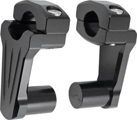 Rox Speed Fx 4R-P2CC01 Pivoting Handlebar Riser - 2in. Rise - Black