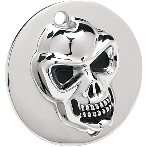 Drag Specialties 1902-0181 3-D Skull Points Cover - Chrome