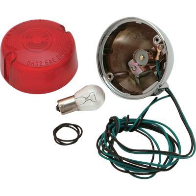 Chris Products 8407R Rear Turn Signal - Single-Filament with Red Lens