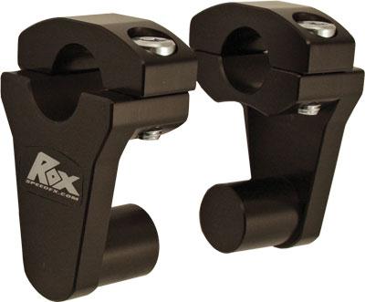 Rox Speed Fx 1R-P2SS 2in. Pivoting Risers for 7/8in. Handlebars - Black