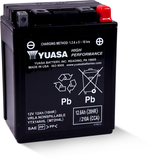Yuasa Battery YUAM72H4L YSA Maintenance Free Battery