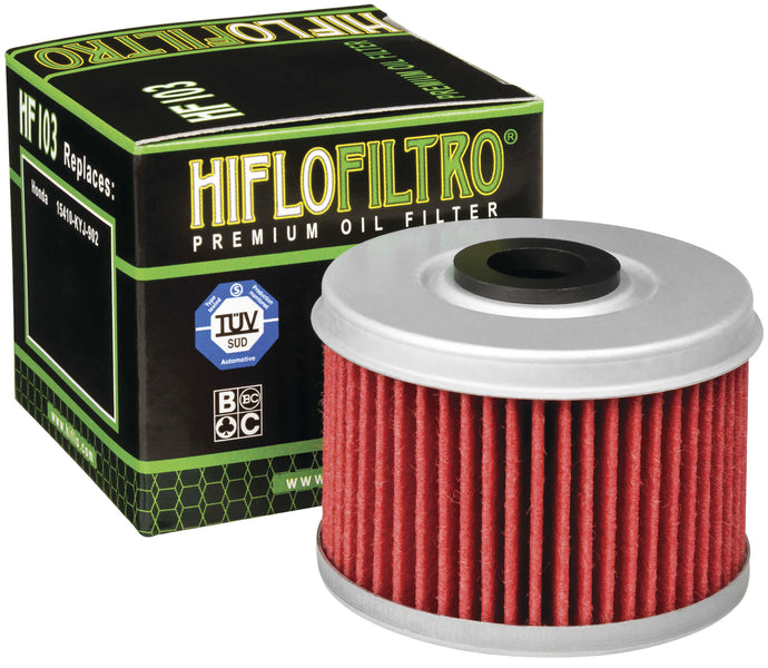 Hiflo HF103 Oil Filter - Black