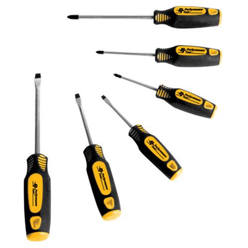Performance Tools W1703 6 Piece Screwdriver Set