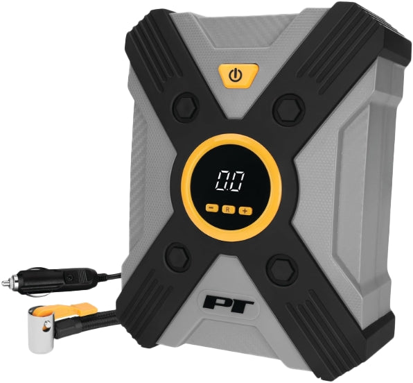 Performance Tools W7902 12V Digital Tire Inflator with Auto-Stop And Led Light