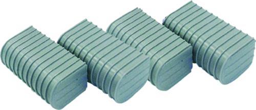 Caliber Trailer Products 23074 Bunk Wrap End Cap Only - 2in. x 4in. - Gray