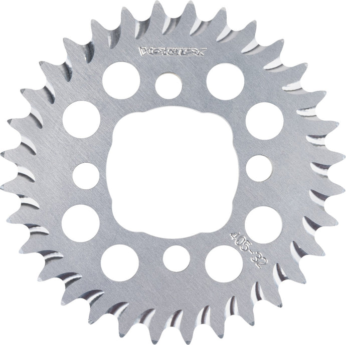 Vortex 405-32 Aluminum Rear Sprocket - Silver - 32T