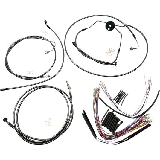 Magnum 487951 Black Pearl Handlebar Installation Kit for 12-14in. Ape