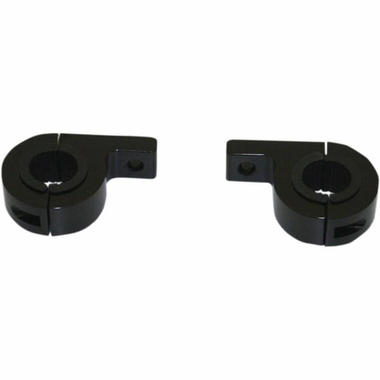 Custom Dynamics CD-125-B Tube Clamps for LED Billet Bullets - 1.25in. - Black