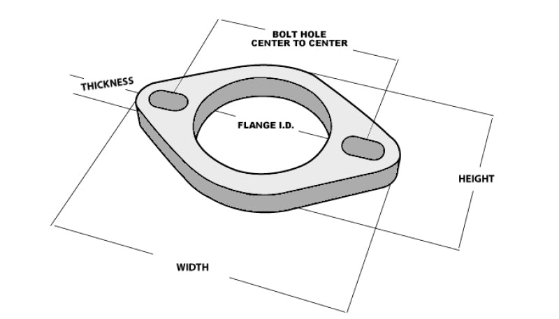 Vibrant 1474S  Flanges - Exhaust