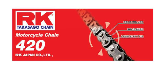 Rk Chain 420-100FT RKC Non Sealed Chain